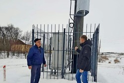 В отдаленном селе Кирсановского района установили базовую станцию связи