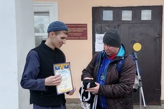 Победитель соревнований Тимур Семикин