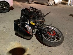 В Тамбове парень попал в ДТП на только что купленном мотоцикле 