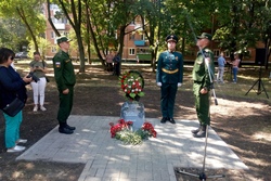 В Тамбове установили камень на месте будущего памятника участникам локальных боевых конфликтов