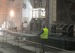 В тамбовской филармонии приступили к установке новых кулис