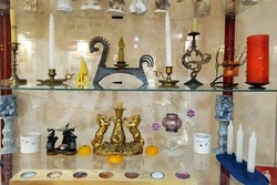 В Знаменском округе открылась выставка подсвечников