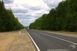 По нацпроекту «Безопасные качественные дороги» на Тамбовщине отремонтировано пять объектов