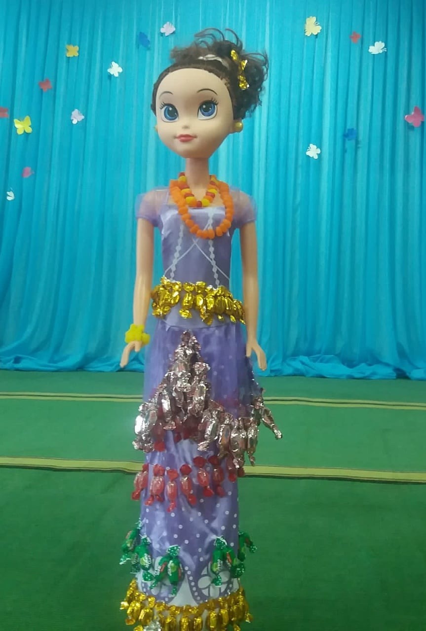 Ангелина Акатышева, 8 лет, село Кобяки. Приз зрительских симпатий в конкурсе кукол «Кирсановская Сластёна»
