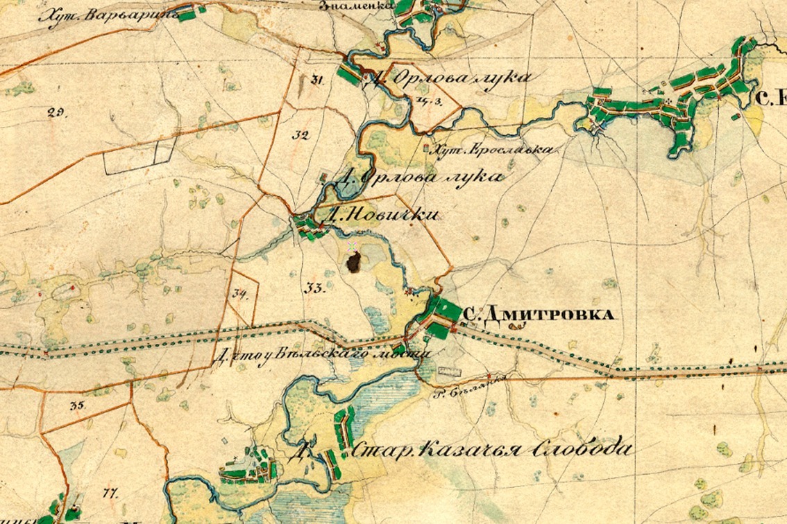 Великая знаменка карта
