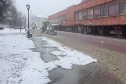 В Тамбове снова зимняя распутица