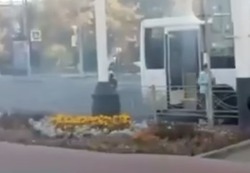 В Тамбове задымился автобус