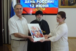 Бельгийский художник передал в дар Музейно-выставочному центру Тамбовской области портрет Владимира Путина