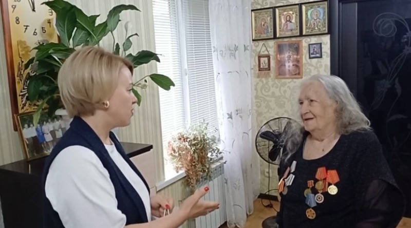 Тамбовчанка Лидия Рыбина отметила 101-летие