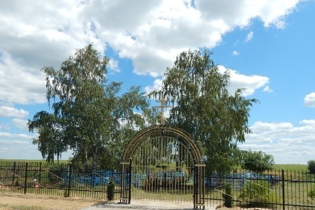 Обновлённое кладбище в посёлке Рогатый пруд