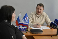 Максим Егоров провёл приём граждан в Инжавинском районе