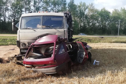 В Тамбовской области в ДТП с КамАЗом погиб водитель легковушки