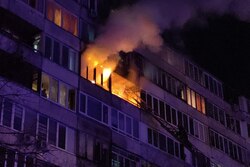 В Котовске из горящей многоэтажки эвакуировали семь человек: один в больнице