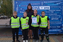 Сосновцы стали первыми на региональном этапе конкурса “Безопасное колесо”