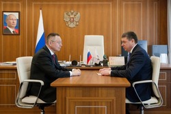 Ирек Файзуллин и Евгений Первышов обсудили стройкомплекс Тамбовской области 