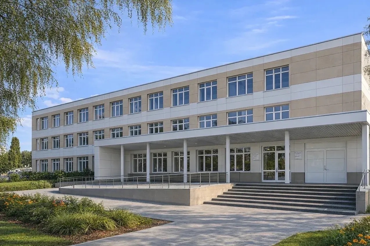 Дизайн-проект фасада школы 