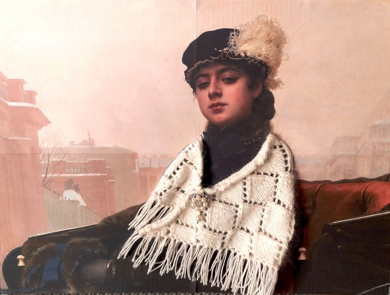 Надежда Ойцева, картина «Неизвестная» Ивана Крамского