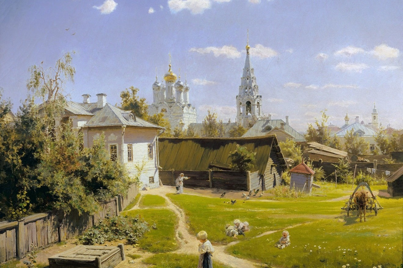 Василий Поленов, «Московский дворик»