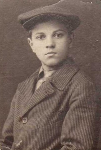 Александр Липилин во время обучения в ФЗУ, 1930 год
