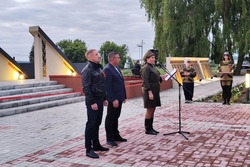 В селе Куксово Тамбовского округа открыли мемориал павшим воинам 