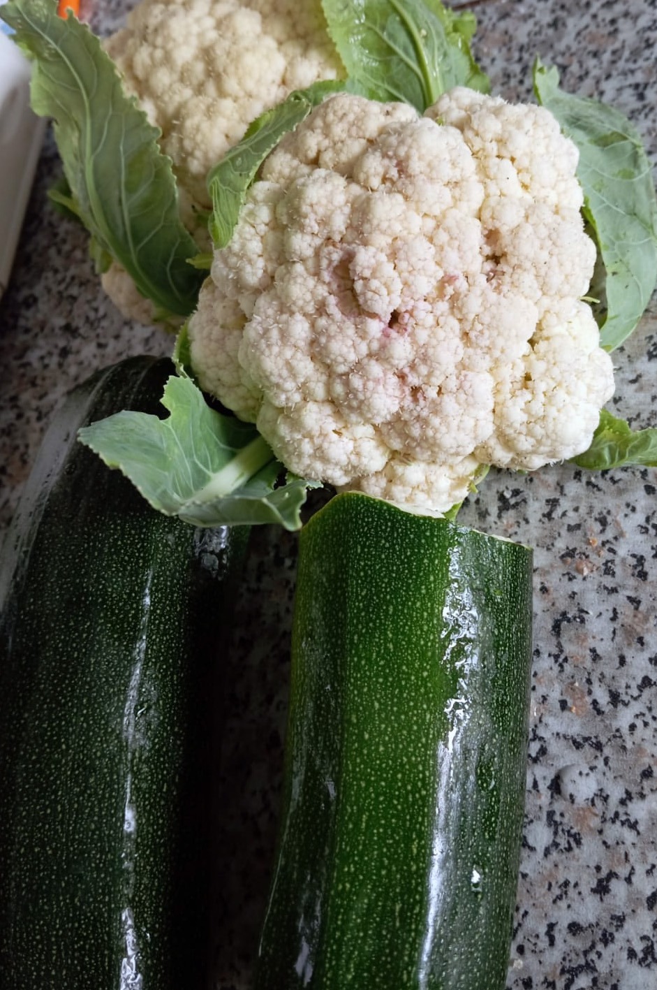 кабачки и цветная капуста
