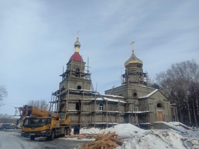 Купол деревенской церкви