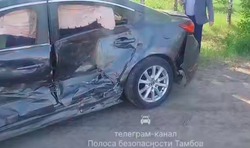 В посёлке Строитель при столкновении «Мазды» и «Киа» пострадал один из водителей