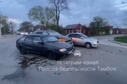 В Тамбове произошло тройное ДТП