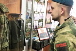 В Тамбовской области в школе открыли интерактивный музей СВО