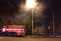 Вечером в Тамбове выгорел дом-памятник культуры