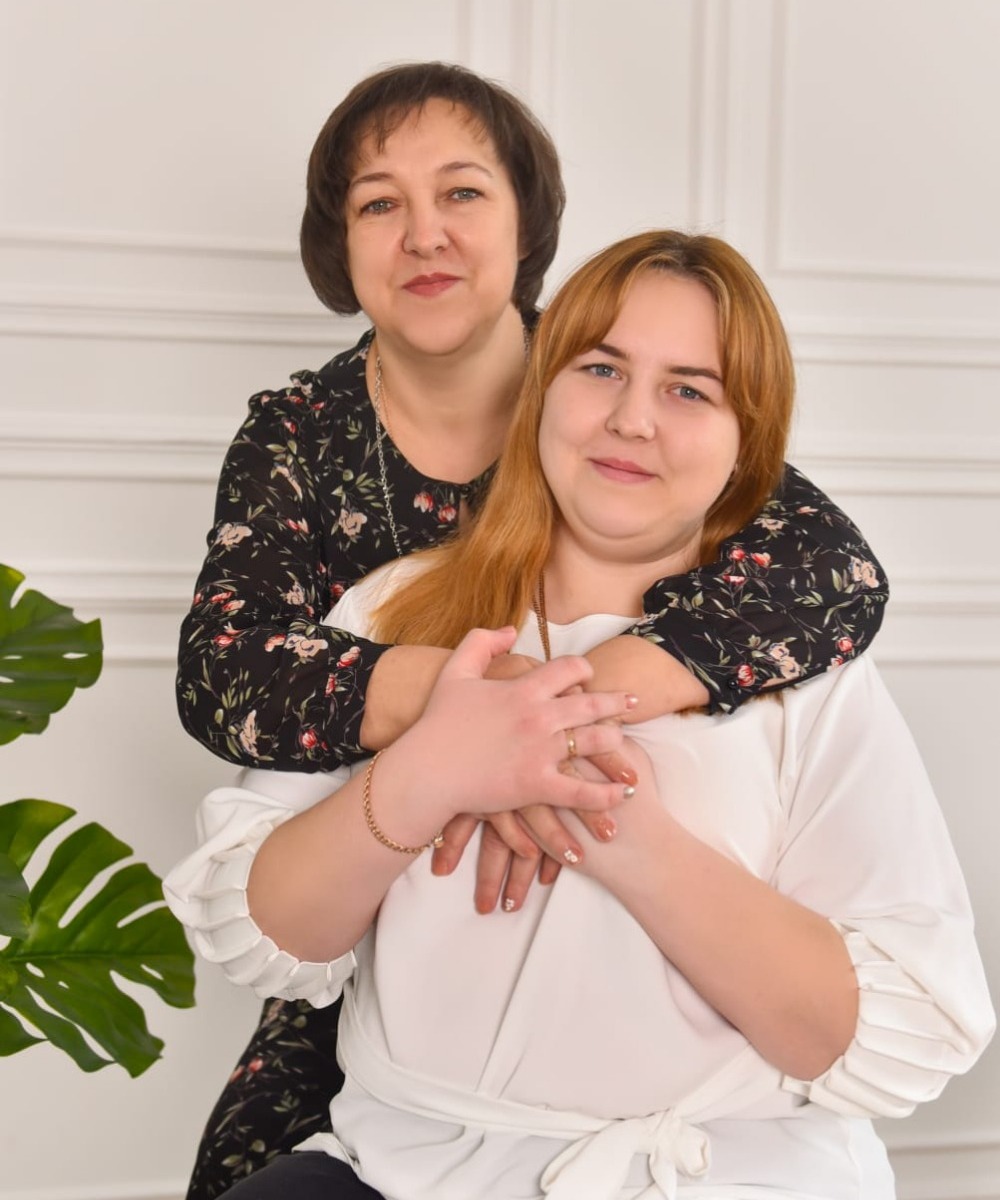 Две мамы — Татьяна Урюпина и её дочь — Ольга Чернова