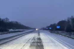 К обеду на дорогах Тамбовщины может образоваться гололедица