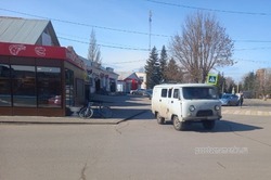 В центре Знаменки «УАЗ» сбил велосипедистку