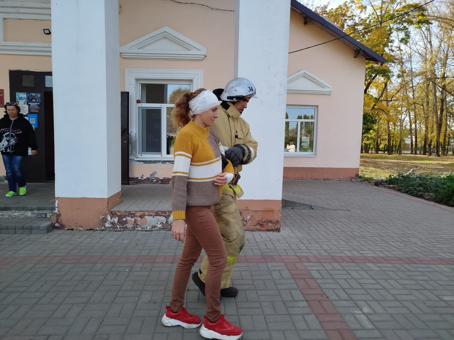 Эвакуация сотрудников Дома культуры