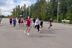 В Тамбове прошёл забег в цветах флага России