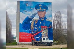 «Россети Центр» поддержали создание мурала в память о Герое России Андрее Кондрашкине