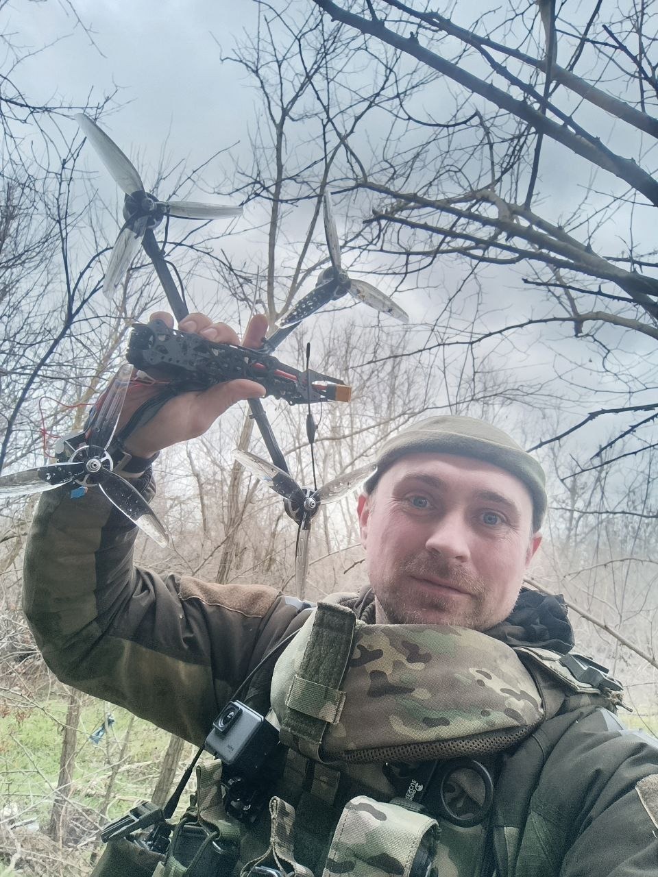 Сбитый дрон - камикадзе