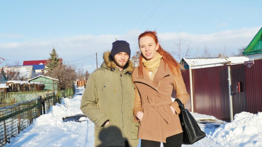 Дружная пара - Мария и Денис Волосковы. Фото Юлии Голышкиной.