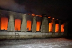 В Ржаксинском районе частично выгорело здание школы