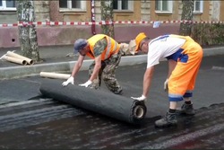 В Тамбове заканчивают дорожный ремонт на Лермонтовской