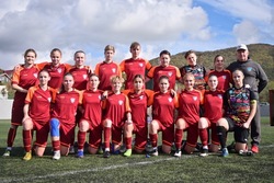 Женская сборная «Академии футбола» заняла второе место в первой лиге