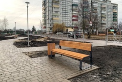 В Тамбове вернули лавочки и урны, украденные в сквере на Полынковской
