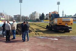 В Тамбове на стадионе «Спартак» началась реконструкция футбольного поля