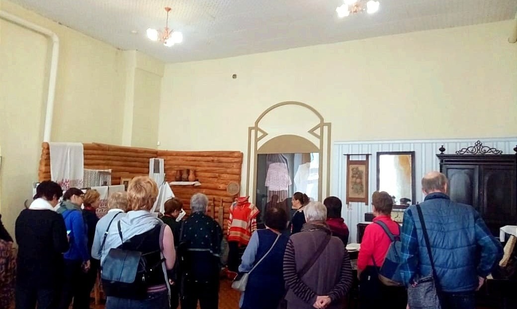 В одном из залов Знаменского краеведческого музея