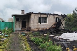 Молния подожгла дом в Пичаевском округе