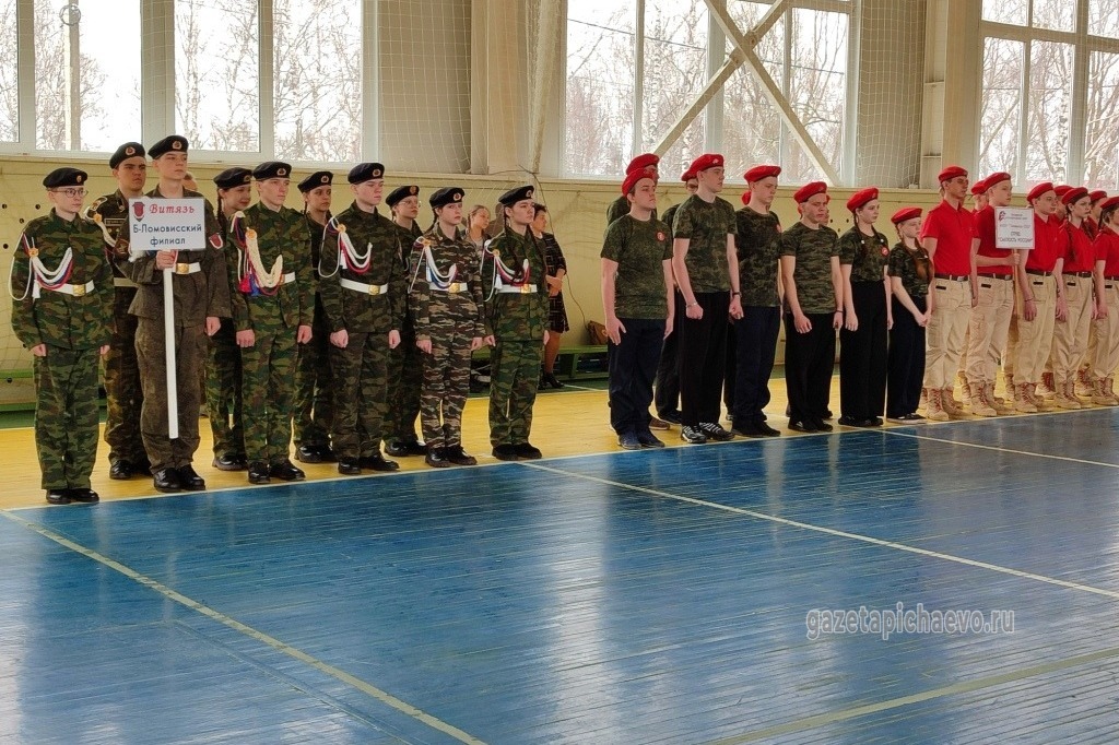 В игре «Зарница 2.0» приняли участие команды шести школ Пичаевского округа