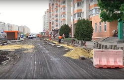 В Тамбове ведётся ремонт улиц Ореховой и Чичерина