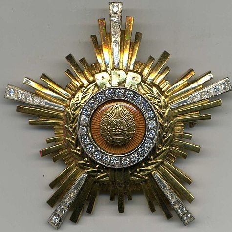 Орден «Звезда Социалистической Республики Румынии» 3-й степени