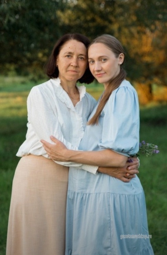 Дарья Прокопьва с мамой Людмилой Коневой