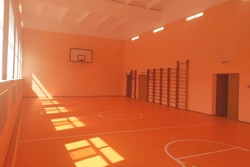 В сельских школах региона завершается ремонт спортзалов